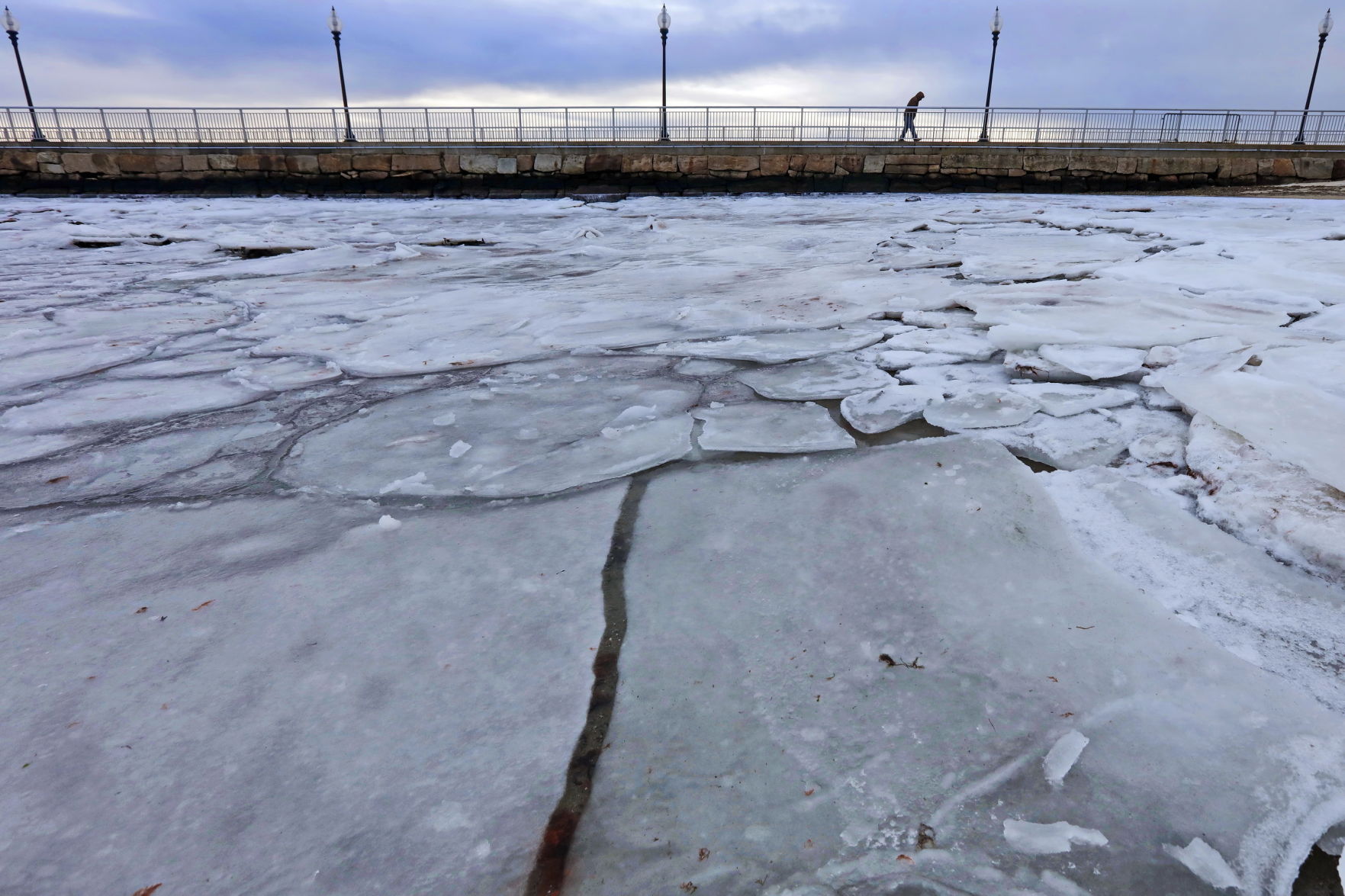 APTOPIX Deep Freeze Massachusetts